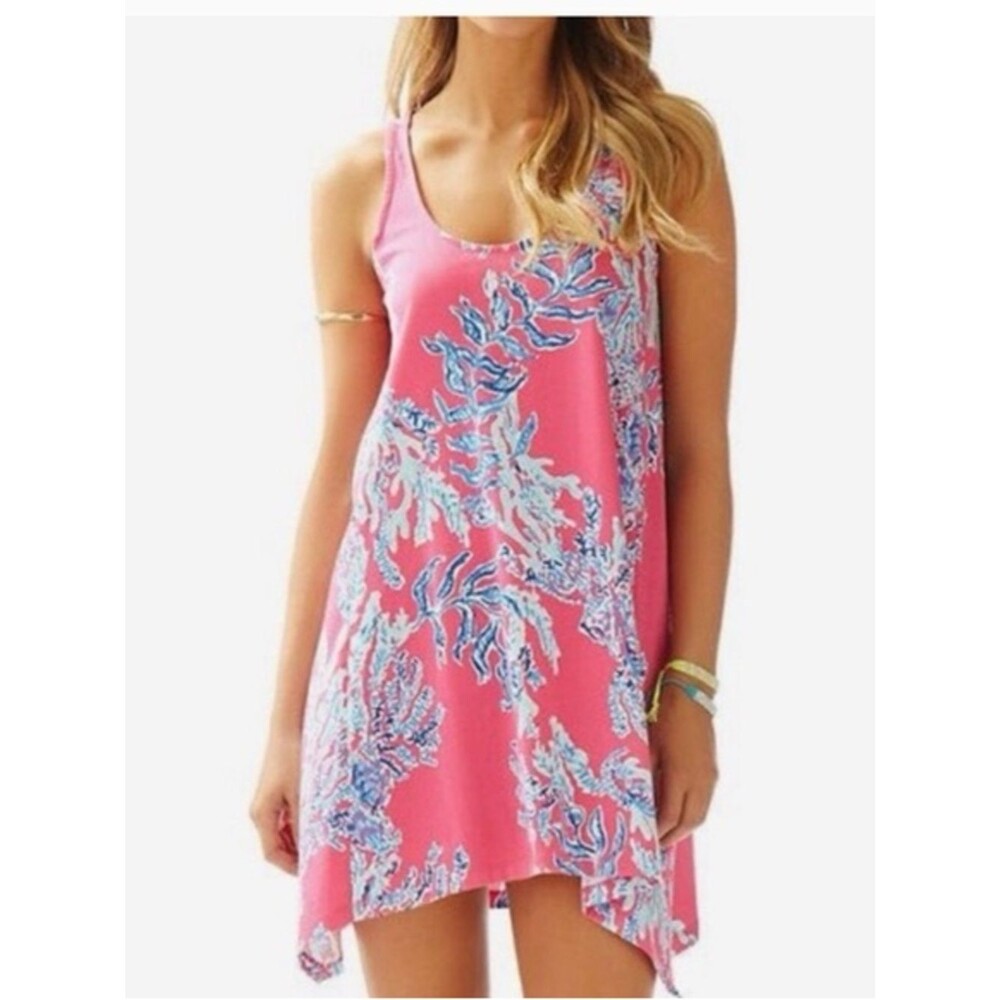 Lilly Pulitzer Monterey Dress in Capri Pink Samba XS